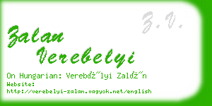 zalan verebelyi business card